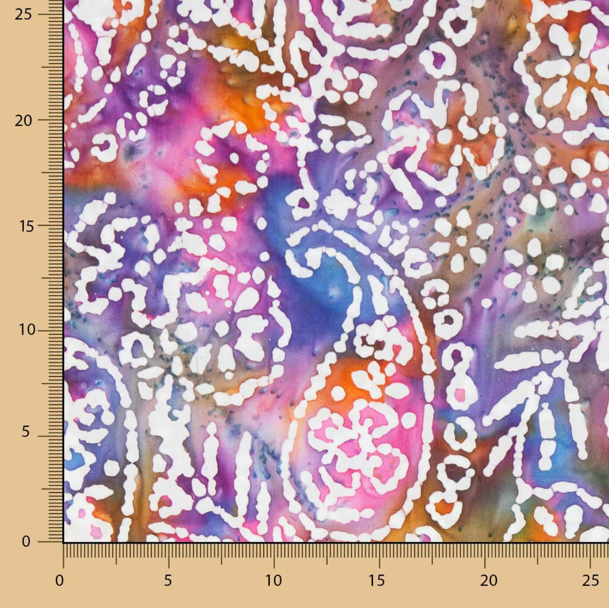 Popeline Batik Yaoundé Rose - Ribes y Casals