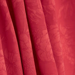 Viscose Jacquard Fleurs Rouge - Ribes y Casals