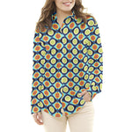 Tissu Spandex Satin Géo Canard - Ribes y Casals