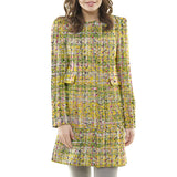 Tweed Viscose Chanel Vert - Ribes y Casals