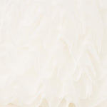 Cinta Plisada Garrucha 6 cm Blanco Natural - Ribes y Casals