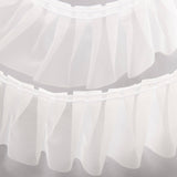 Cinta Plisada Garrucha 6 cm Blanco Natural - Ribes y Casals