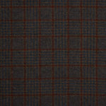 Poncho en laine à carreaux rouges - Ribes y Casals