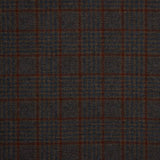 Poncho en laine à carreaux rouges - Ribes y Casals