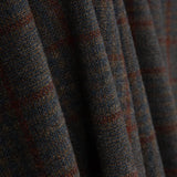 Poncho en laine à carreaux rouges - Ribes y Casals