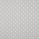 Percal de coton imprimé feuilles grises sur fond blanc - Ribes y Casals