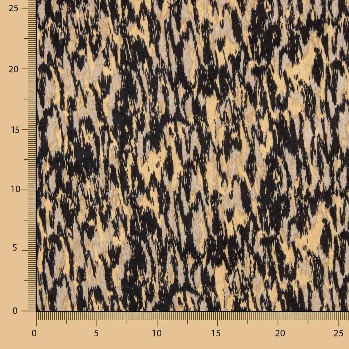 Tissu polyester satin velours animal - Ribes y Casals