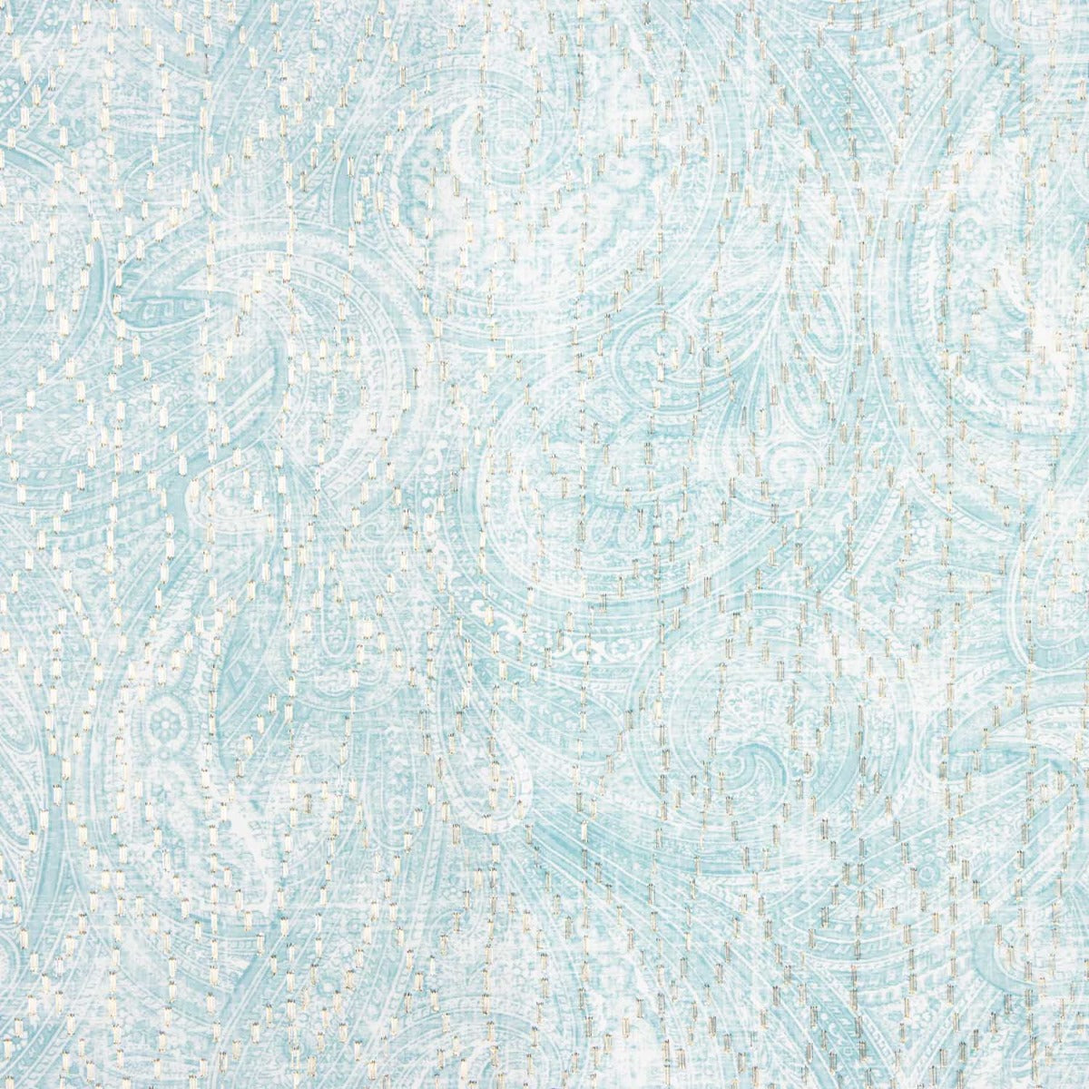 Georgette Blue Breeze Lurex - Ribes y Casals