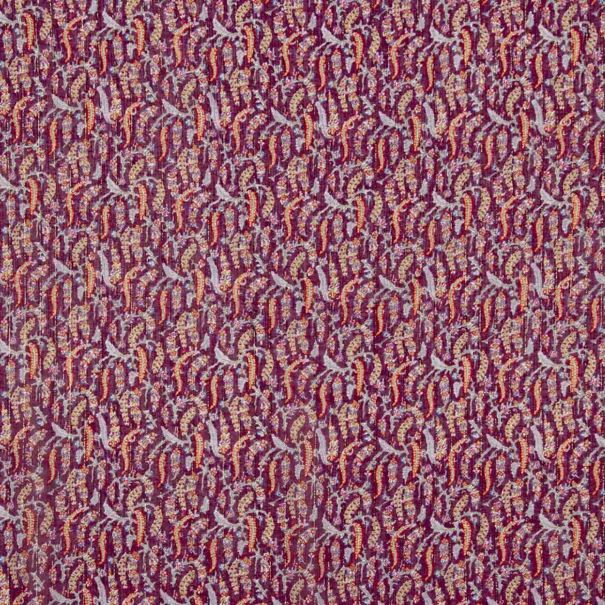 Paisley Spark Lurex chiffon - Ribes y Casals