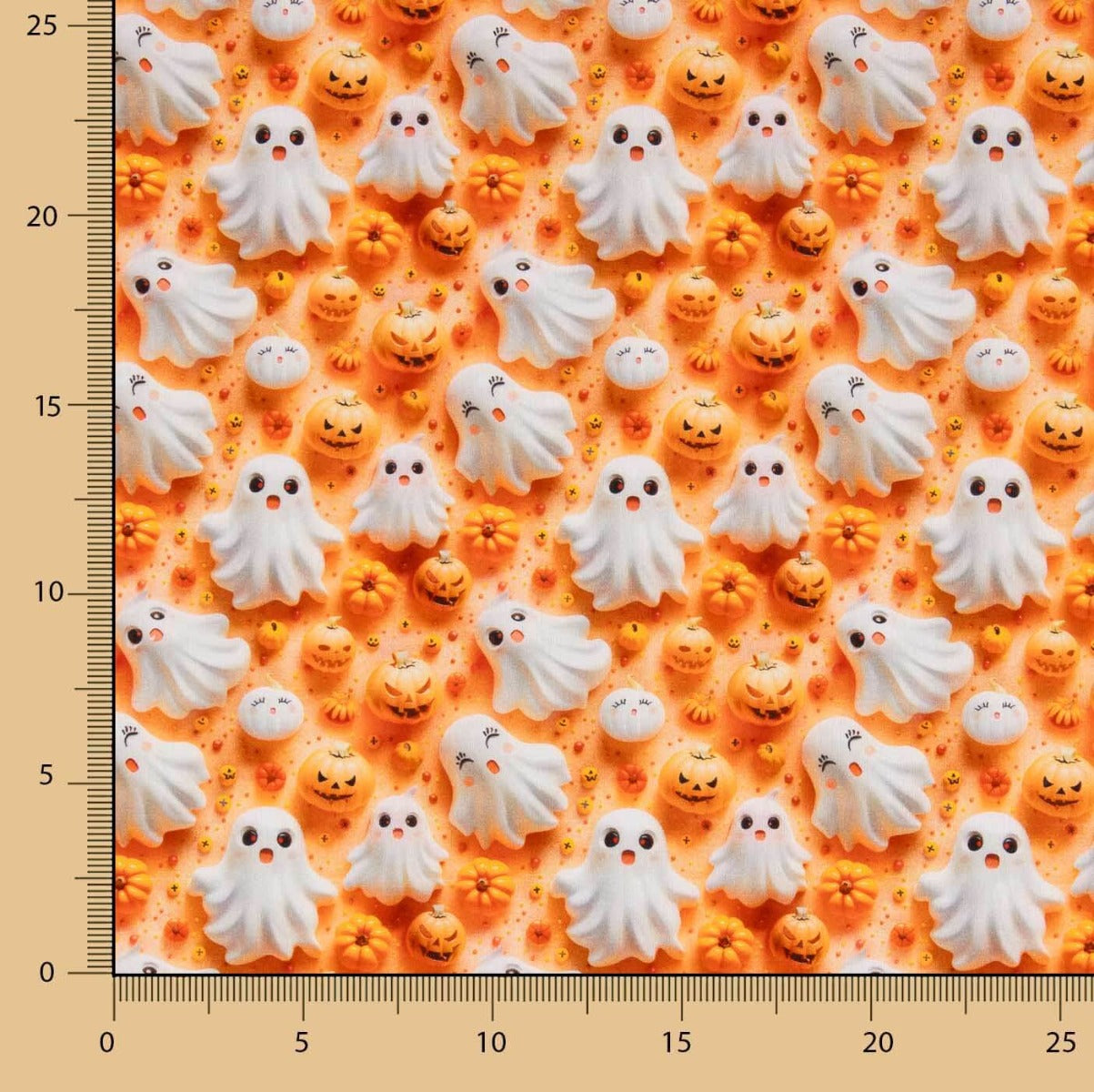 Popeline de coton Casper Orange - Ribes y Casals