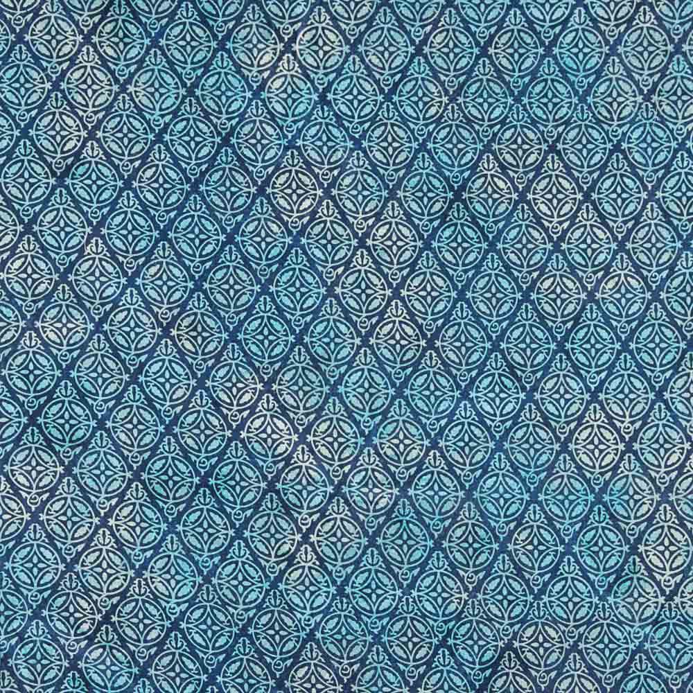 Popeline Batik Nairobi Bleu - Ribes y Casals