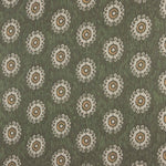 Mousseline de polyester Tribal Vert - Ribes y Casals