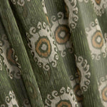 Mousseline de polyester Tribal Vert - Ribes y Casals