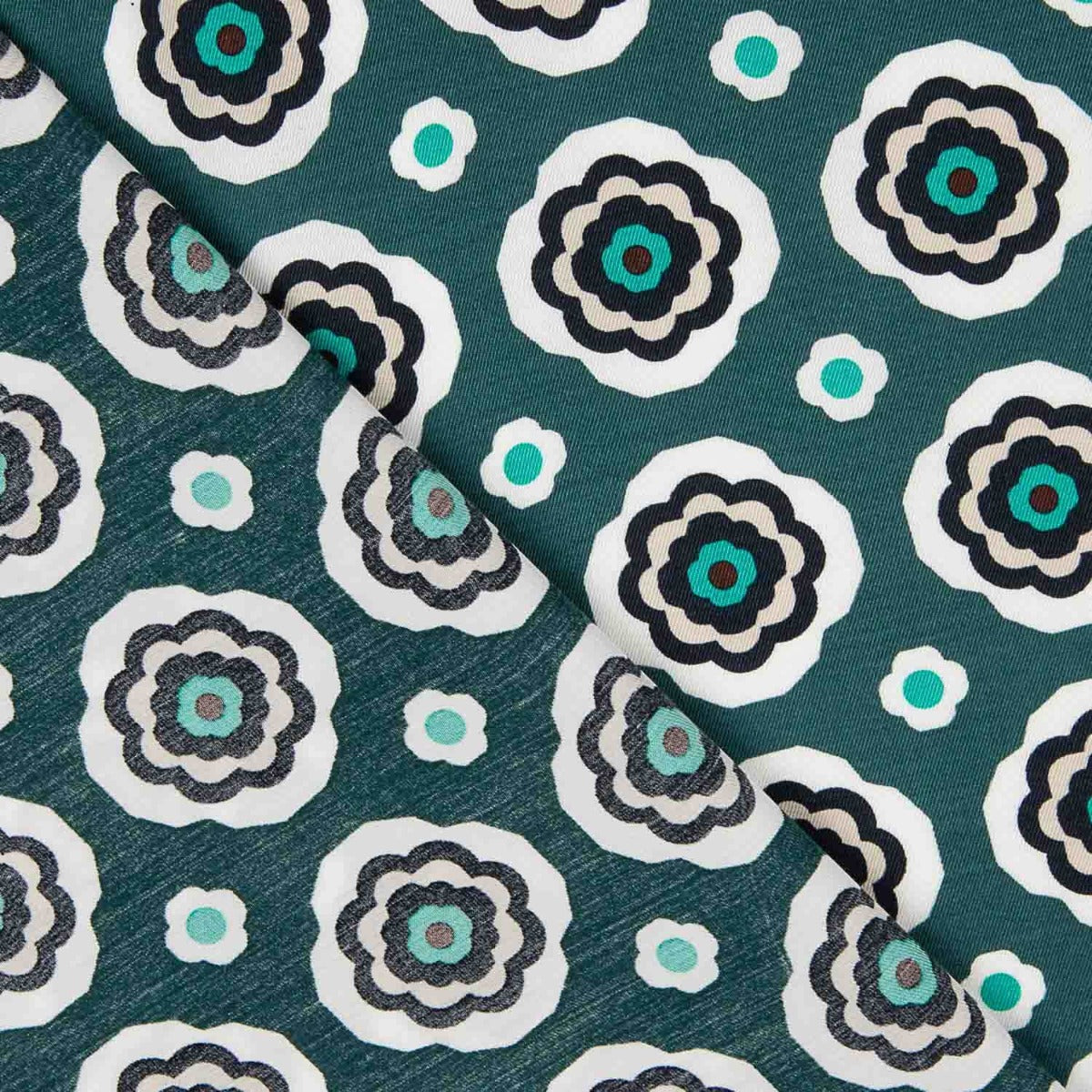 Viscose unie Floral Milva - Ribes y Casals