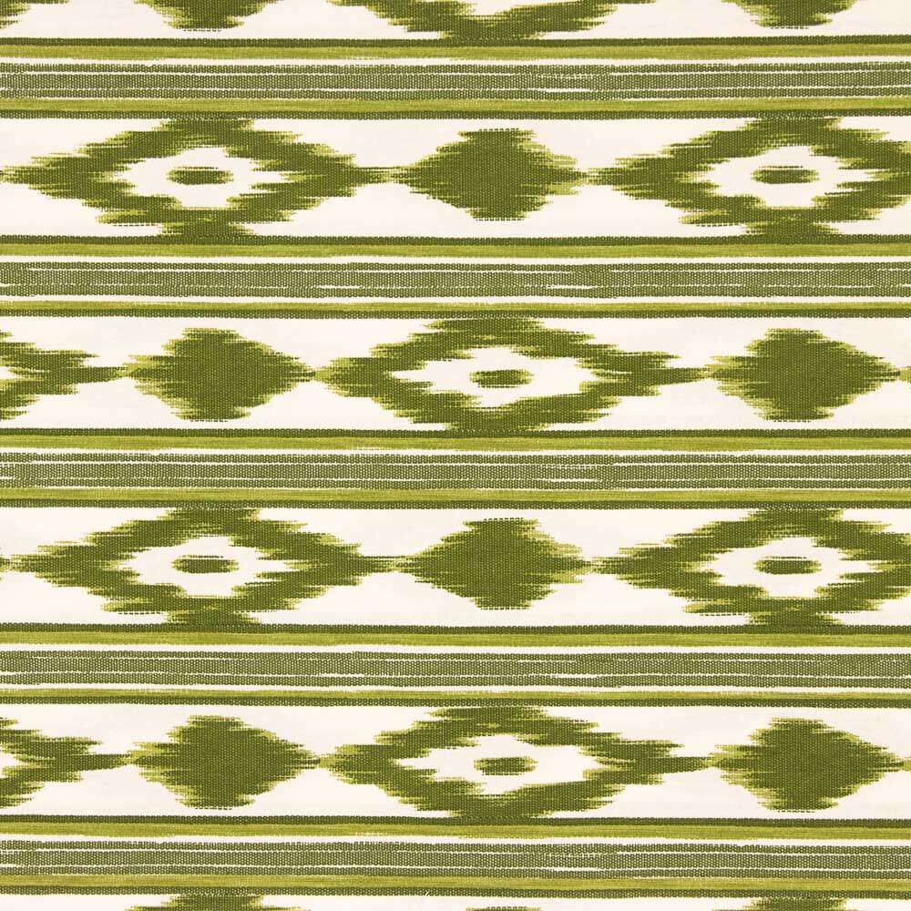 Toile IKAT Mallorque Olive - Ribes y Casals