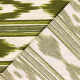 Toile IKAT Mallorque Olive - Ribes y Casals