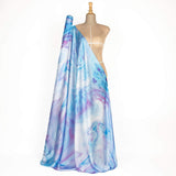 Seize Satin Imprimé Violet - Ribes y Casals