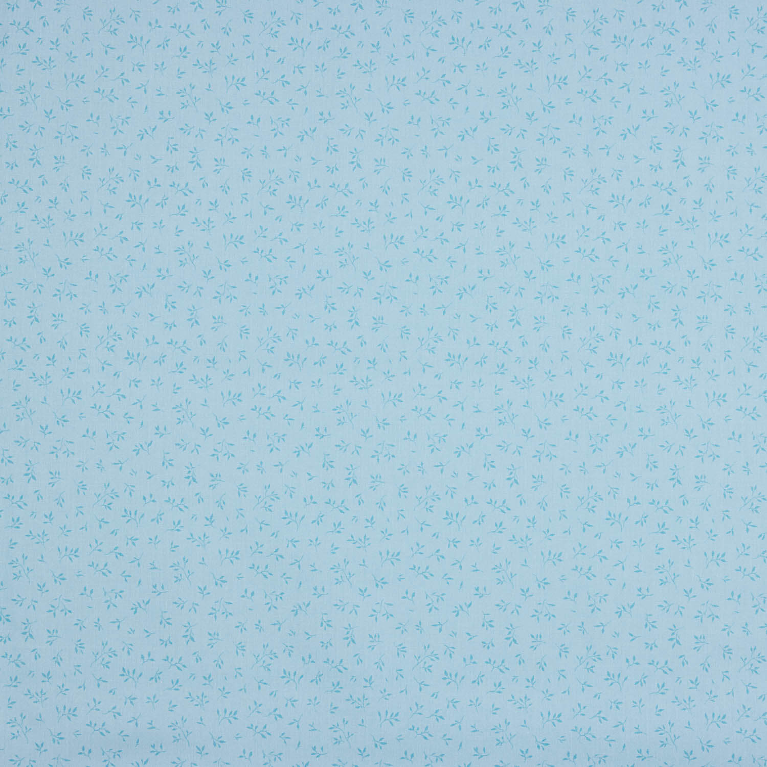 Percal imprimé Feuilles Bleu - Ribes y Casals