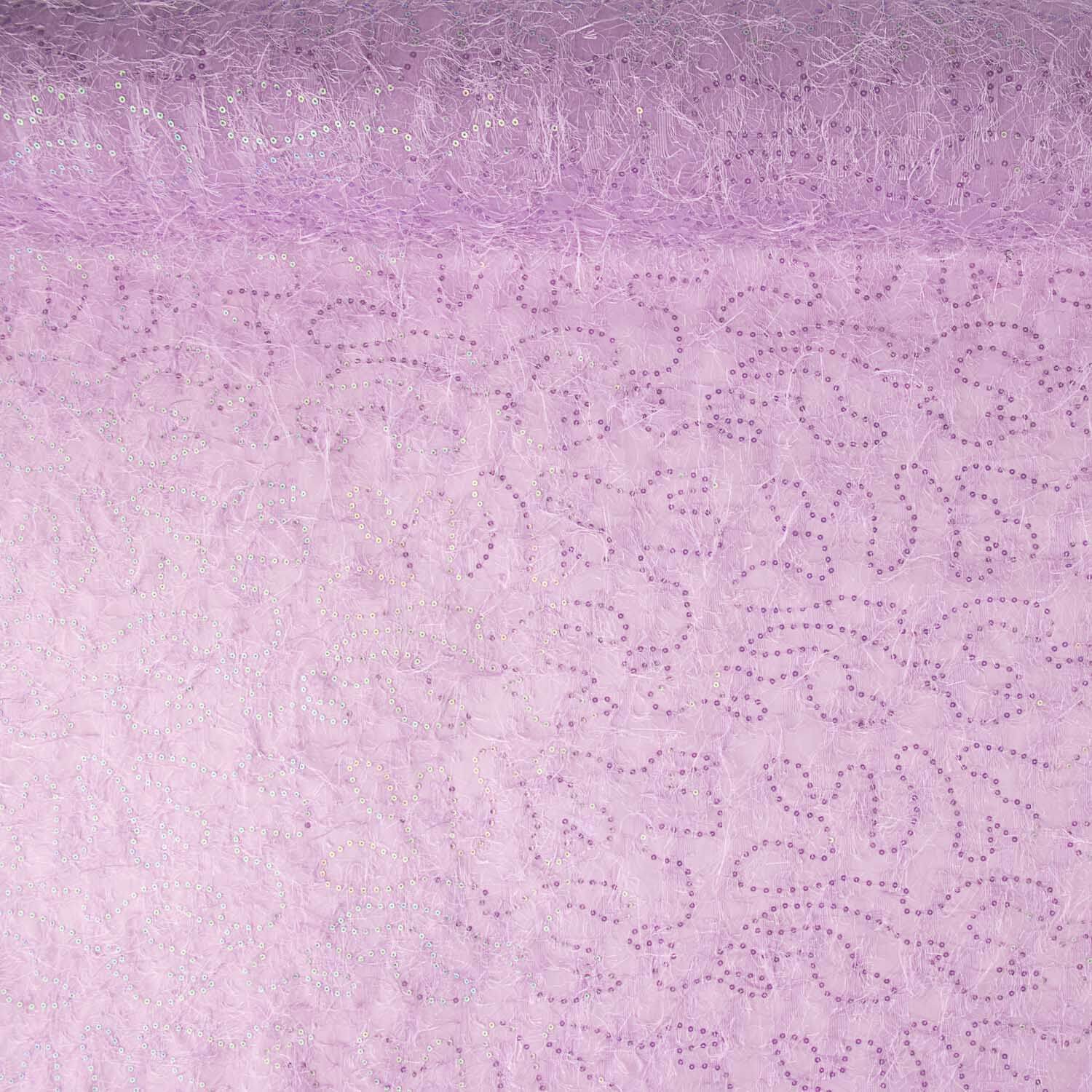 Gaze fantaisie à paillettes, couleur mauve - Ribes y Casals