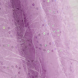 Gaze fantaisie à paillettes, couleur mauve - Ribes y Casals