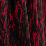 Tissu polyester satin velours rouge sauvage - Ribes y Casals