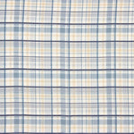 Voile de coton à carreaux bleu brise - Ribes y Casals