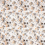 Popeline de coton Skeleton - Ribes y Casals