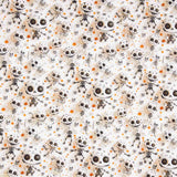 Popeline de coton Skeleton - Ribes y Casals