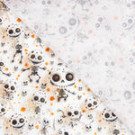 Popeline de coton Skeleton - Ribes y Casals