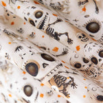 Popeline de coton Skeleton - Ribes y Casals