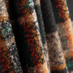 Tissu pour manteau à carreaux marron - Ribes y Casals