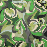 Satin viscose jungle psychédélique - Ribes y Casals