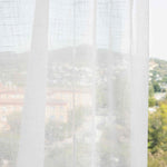 Rideau uni blanc naturel - Ribes y Casals