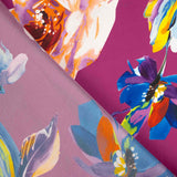 Satin imprimé Niema Grana - Ribes y Casals