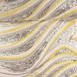 Strass Tulle Blanc Jaunes Dégradé Plissé - Ribes y Casals