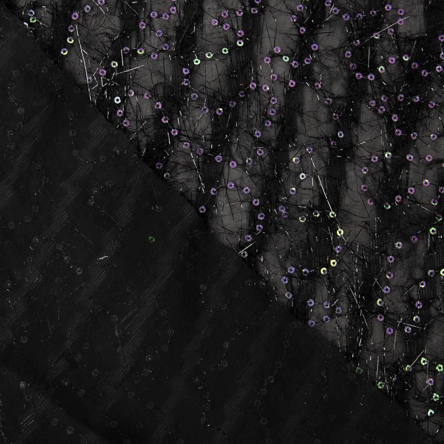 Gaze Fantaisie Paillettes Cheveux Noir - Ribes y Casals