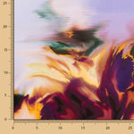 Satin imprimé Splash violet - Ribes y Casals