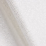 Velours Stretch Blanc Pailleté - Ribes y Casals