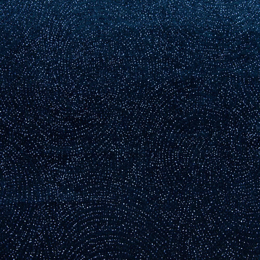 Velours Stretch Géo Marine Paillettes - Ribes y Casals