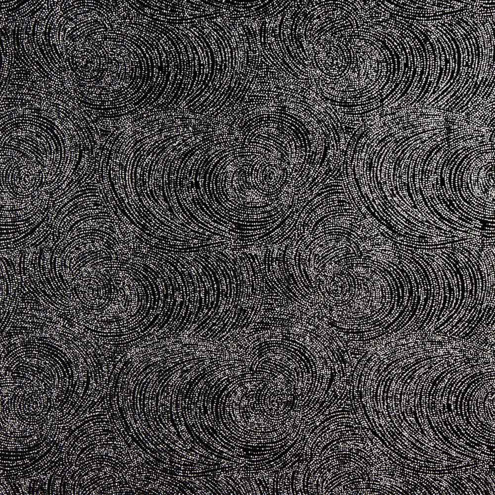 Velours Stretch Géo Pailleté Noir - Ribes y Casals