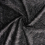 Velours Stretch Géo Pailleté Noir - Ribes y Casals