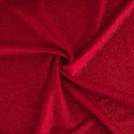 Velours Stretch Geo Glitter Rouge - Ribes y Casals