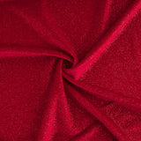 Velours Stretch Geo Glitter Rouge - Ribes y Casals