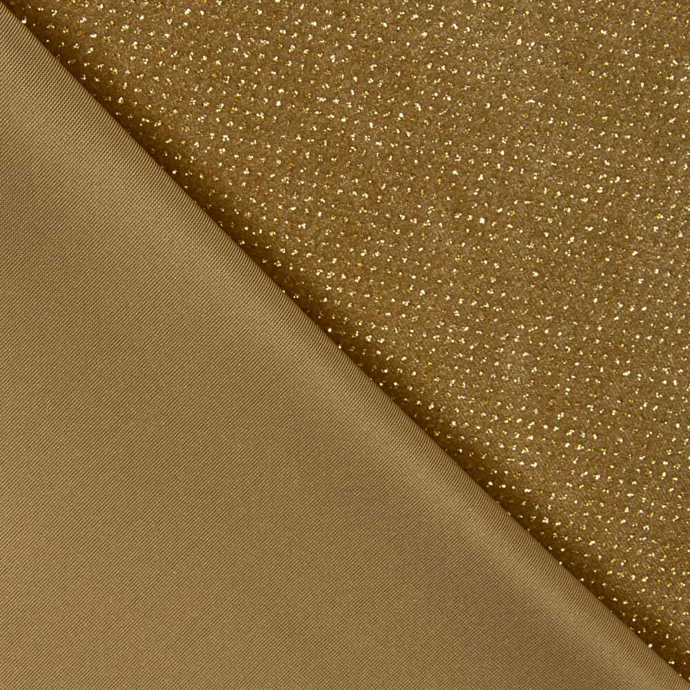 Velours Stretch Pailleté Camel - Ribes y Casals