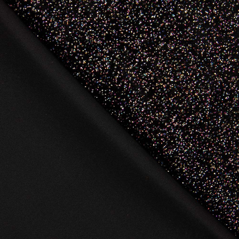 Velours Stretch Scintillant Multicolore - Ribes y Casals