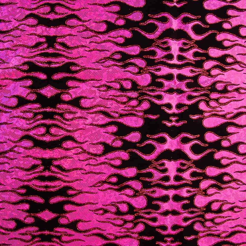 Lycra Floqué Trash Fuchsia - Ribes y Casals