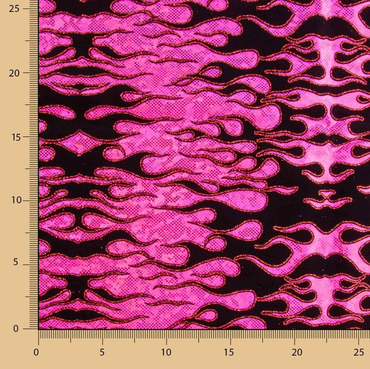 Lycra Floqué Trash Fuchsia - Ribes y Casals