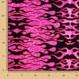 Lycra Floqué Trash Fuchsia - Ribes y Casals
