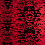 Lycra Floqué Trash Rouge - Ribes y Casals
