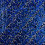 Lycra Floqué Animal Bleu - Ribes y Casals